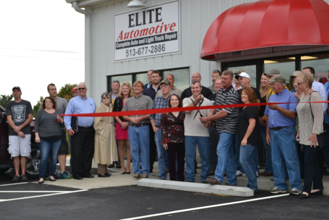 Ribbon Cutting For Elite Automotive